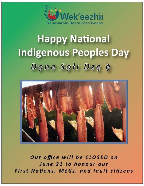 Office closed on National Indigenous Peoples Day 